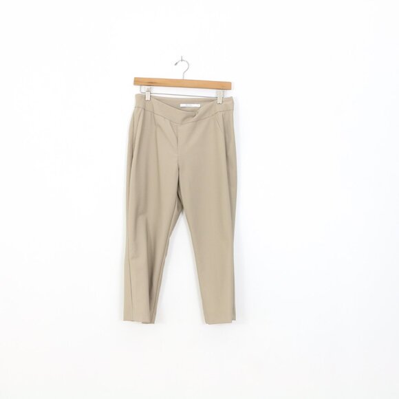 *Alfred Sung Beige Cropped Straight Leg Trouser - Picture 4 of 9